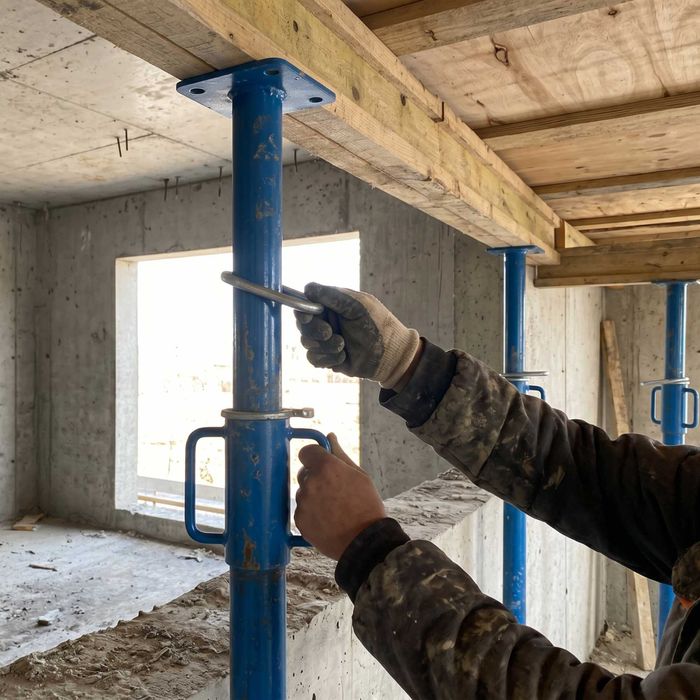 Stemple budowlane Regulowane Metalowe Podpory Montażowe 1600 kg