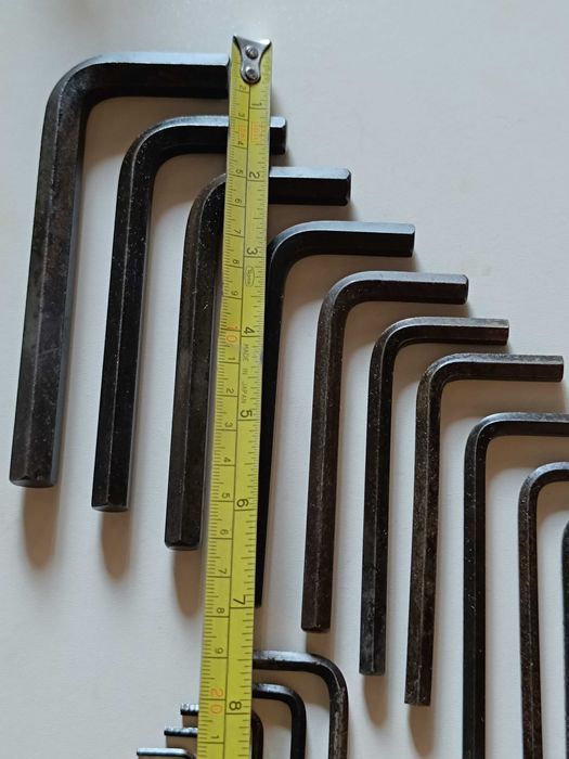 Conjunto de 17 Chaves sextavadas ou Allen