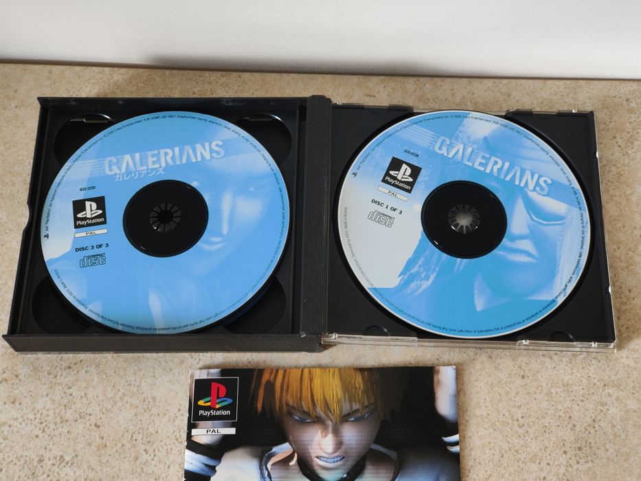 Galerians gra PlayStation 1 Ps1 PSX retro komplet z instrukcją PAL Anglik angielska