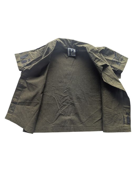 Koszula khaki krótki rękaw 2latka  92