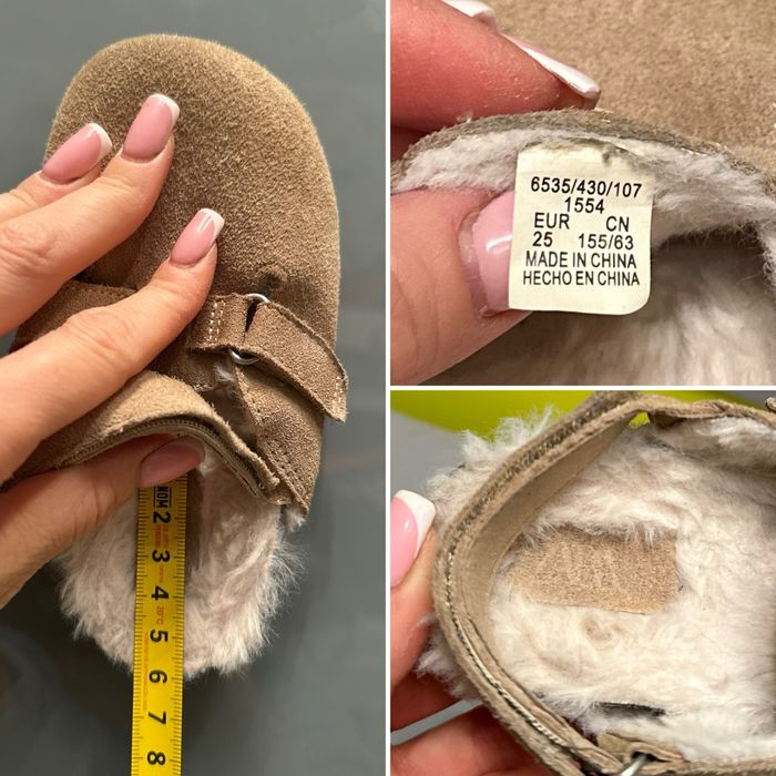 ‼️ хутряні сабо Zara 25 замша ботінки черевики уггі сапожки сапоги