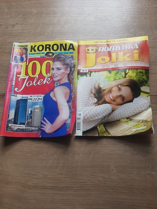 Sprzedam krzyżówki do rozwiązywania 2x Jolki