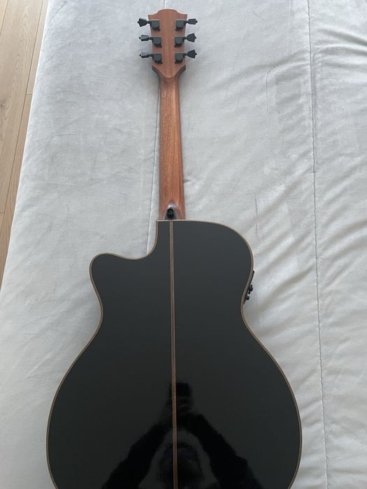 Guitarra Acoustica Lag Tramontane Model100ACE-BLK