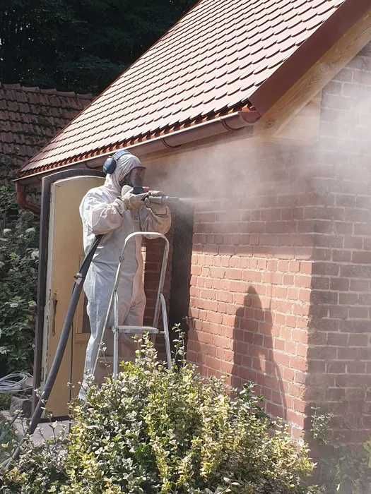 Piaskowanie mobilne i stacjonarne ,sodowanie cegła,drewno,metal