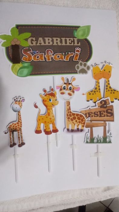 Topper personalizados para bolos