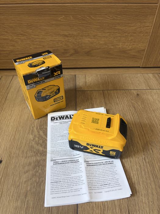 NOWE i orginalne baterie Dewalt !!!