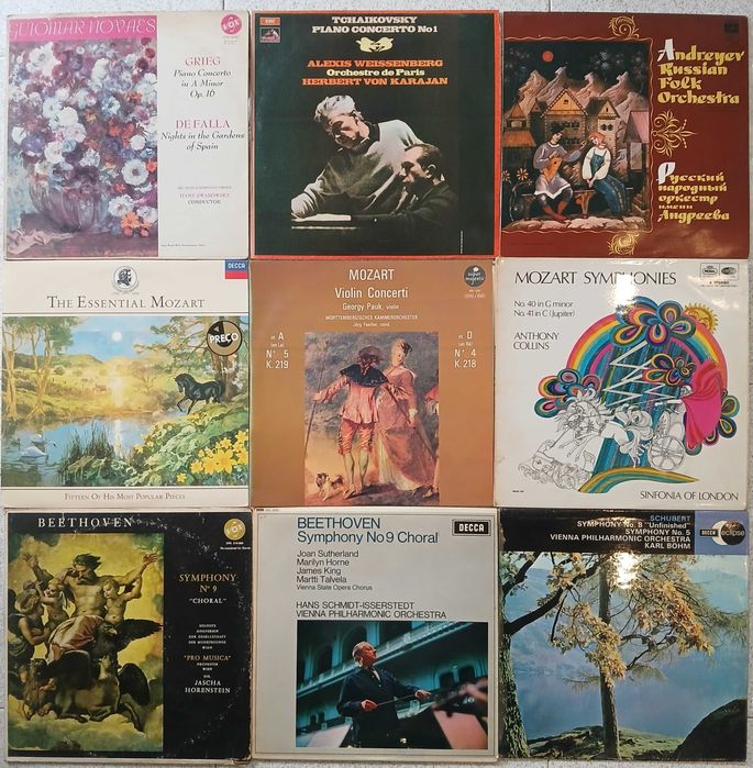 14 LPs Vinil Música Clássica - Vários Artistas