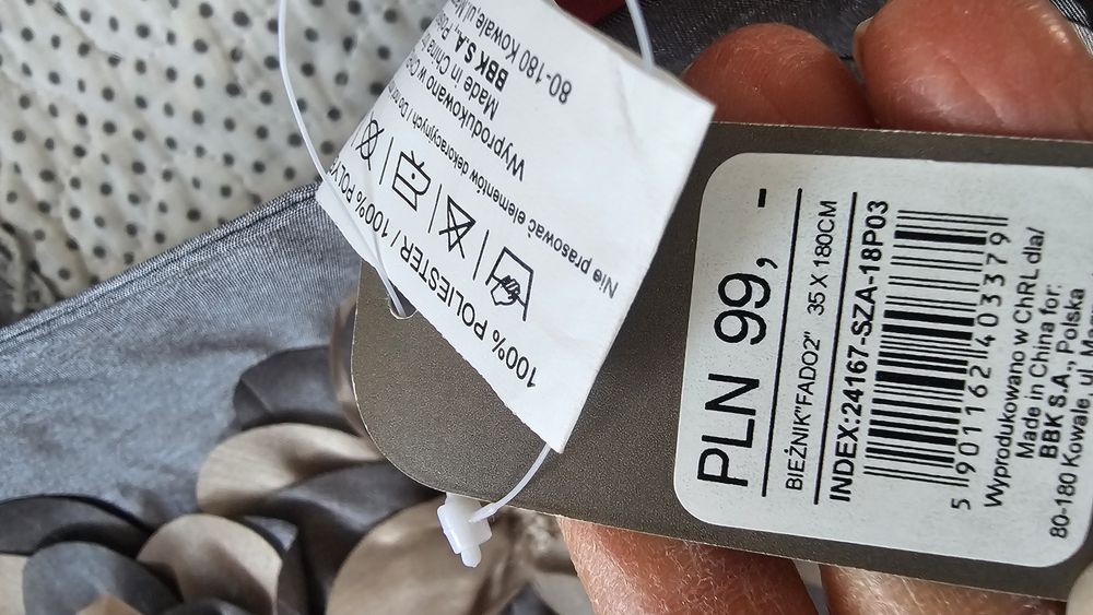 Home&You kwiaty bieżnik i poduszki piękny komplet