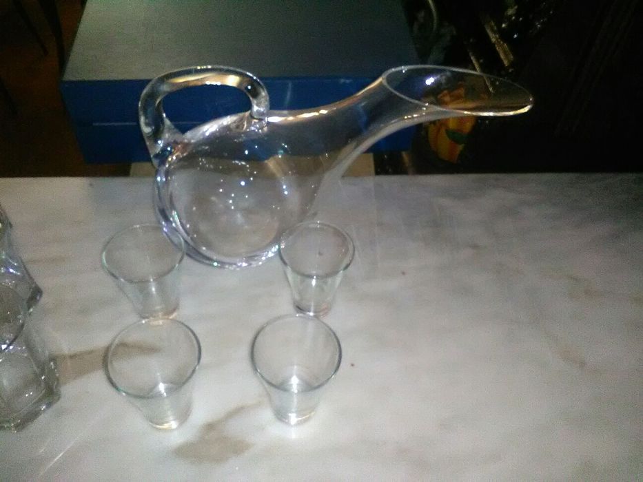 Conjunto de Garrafa e Jarro de Café/Restaurante