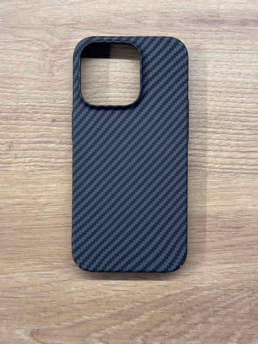 Карбоновий Чохол на iPhone 14 Pro —, якісний, чорний