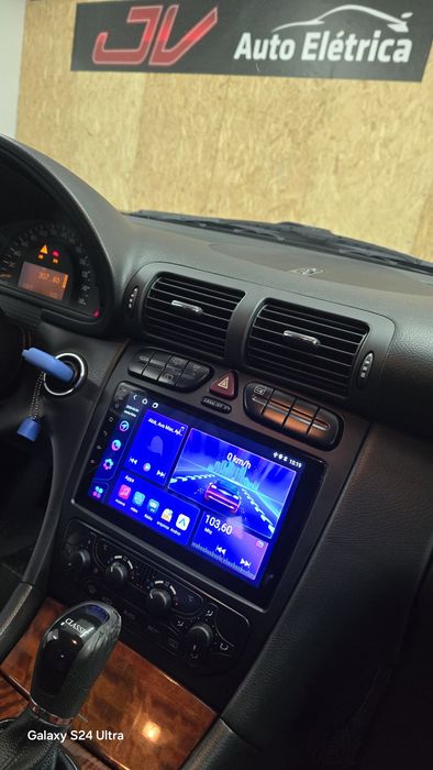 Rádio Mercedes W203 Android 14 (Artigo Novo)