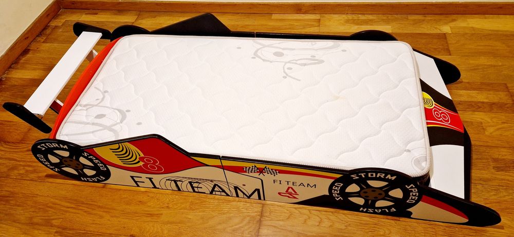 Cama Criança Formula 1 + Colchão 70x140 excelente qualidade