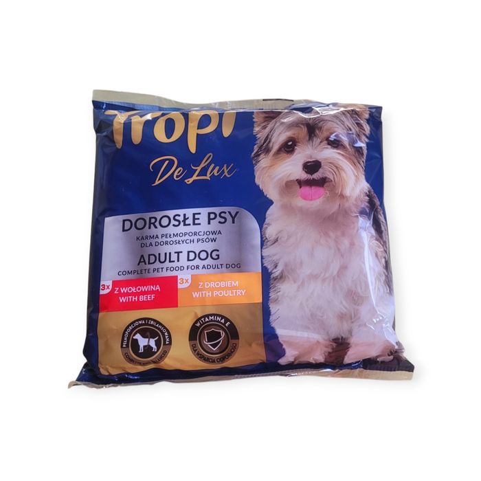 Karma dla psa saszetki 48szt 2 smaki