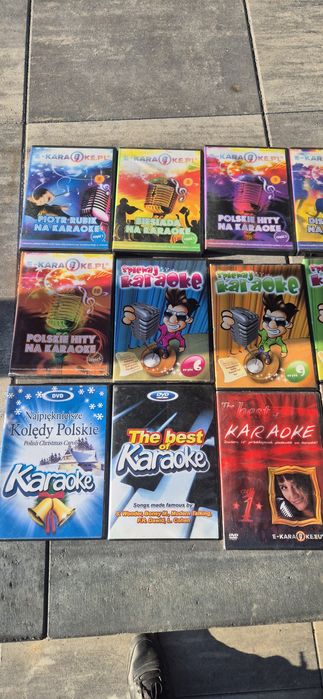 Zestaw 45 płyt cd karaoke retro śpiewanie