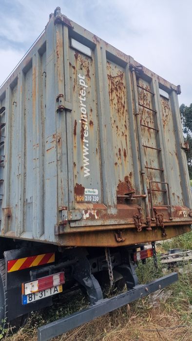 Caicha contentor basculante ferro grosso caicha para carga de ferro