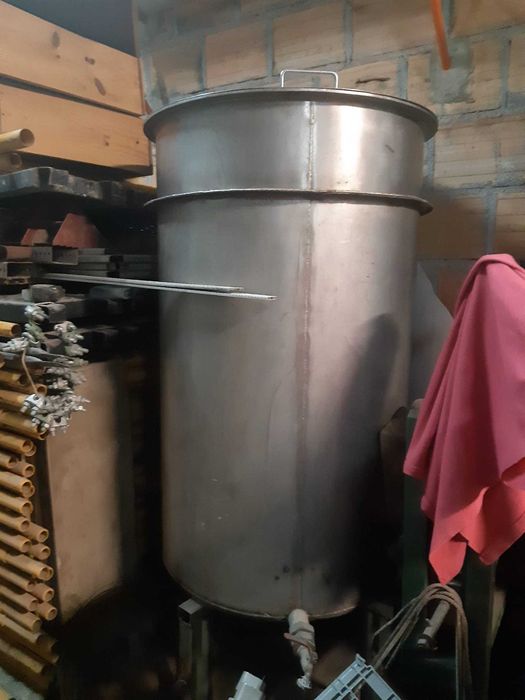 recipiente em inox par  vinho