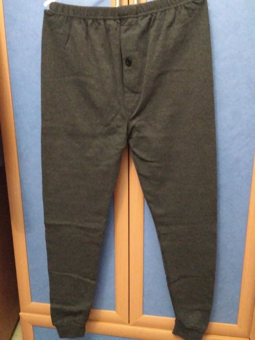 Мужские тёплые кальсоны с начёсом.