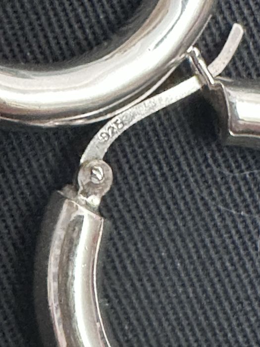 Новые серьги конго серебро 925