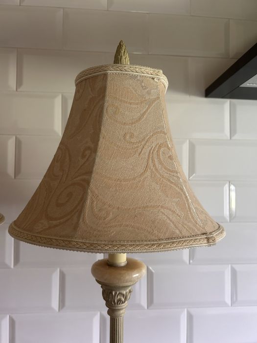 2 candeeiros de mesa 77cm