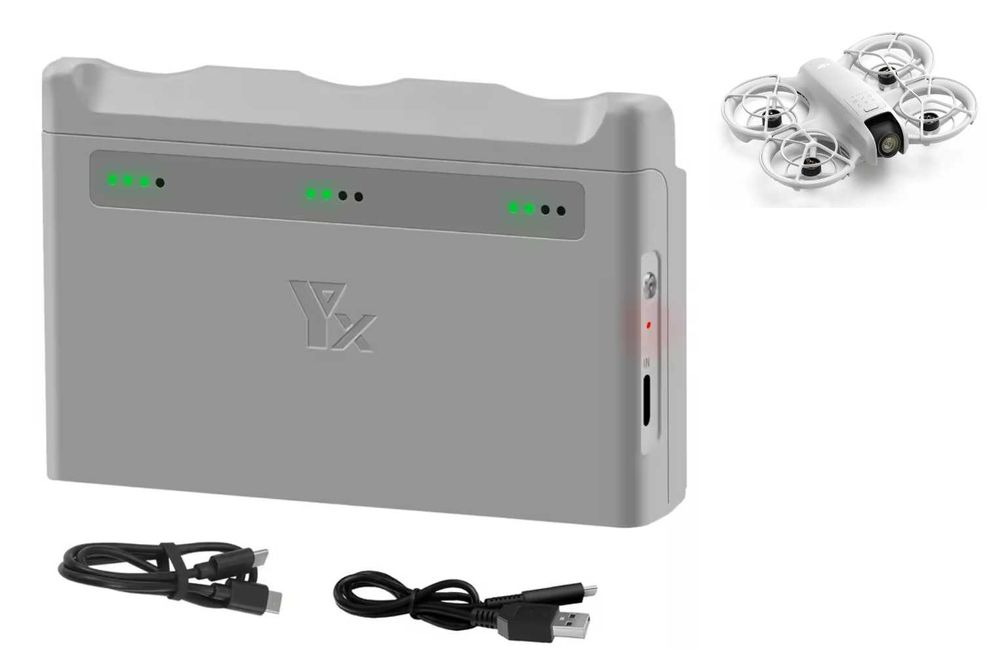 Ładowarka HUB drona DJI NEO na 3-akumulatory szybka funkcja-storage