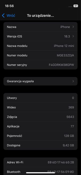 Iphone 12 mini 128gb