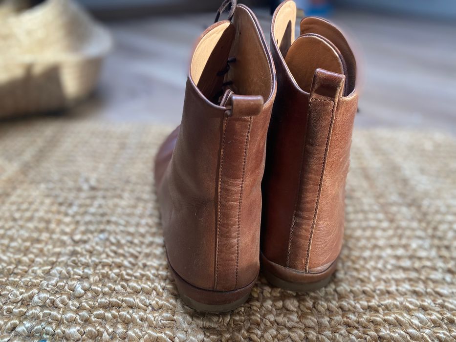 Botki skórzane Bałagan Studio Rocky 41 brąz