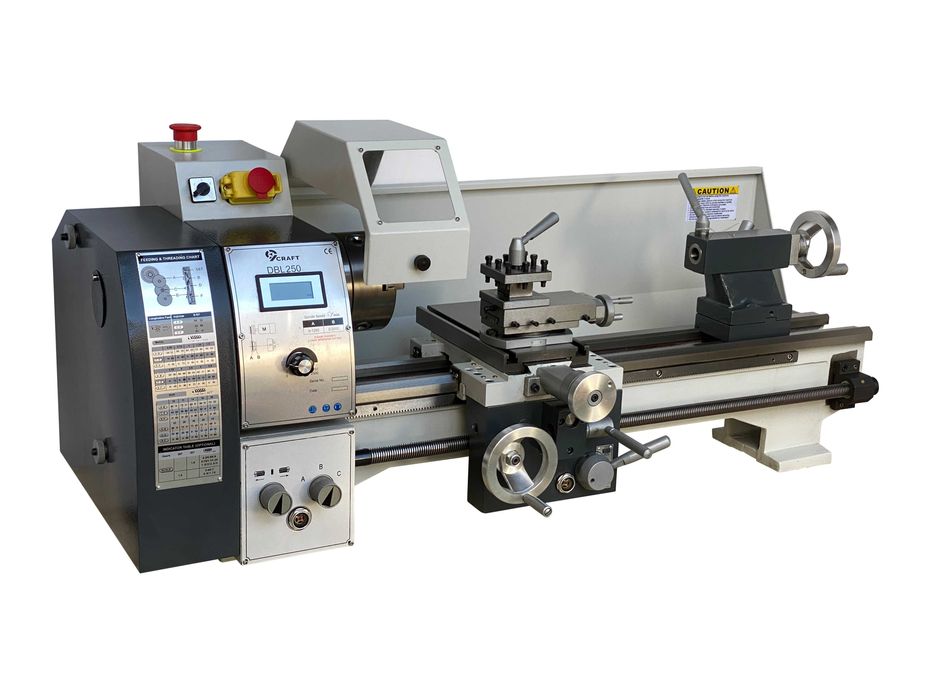 Токарний верстат 9craft DBL250 250х600 1100 ват 38 мм шпиндель