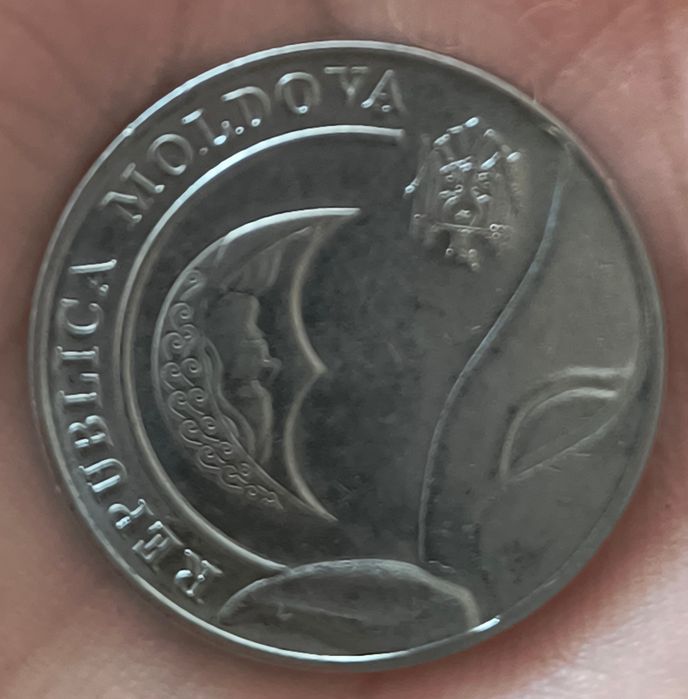 Moneta Mołdawia 1leu