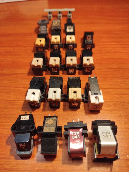 Різні головки для програвача, шели