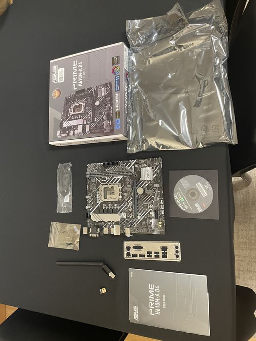 Motherboard Asus Prime H610M-A D4 mic-ATX DDR4 + Antena wifi e BT