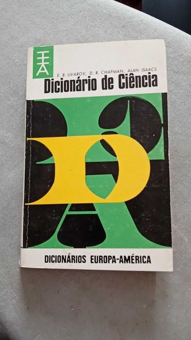 Dicionário de Ciência E.B. Uvarov/Chapman/Isaacs - 1964
