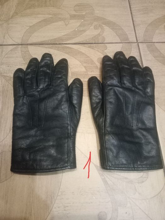 Перчатки -жен и муж.Кожа.
