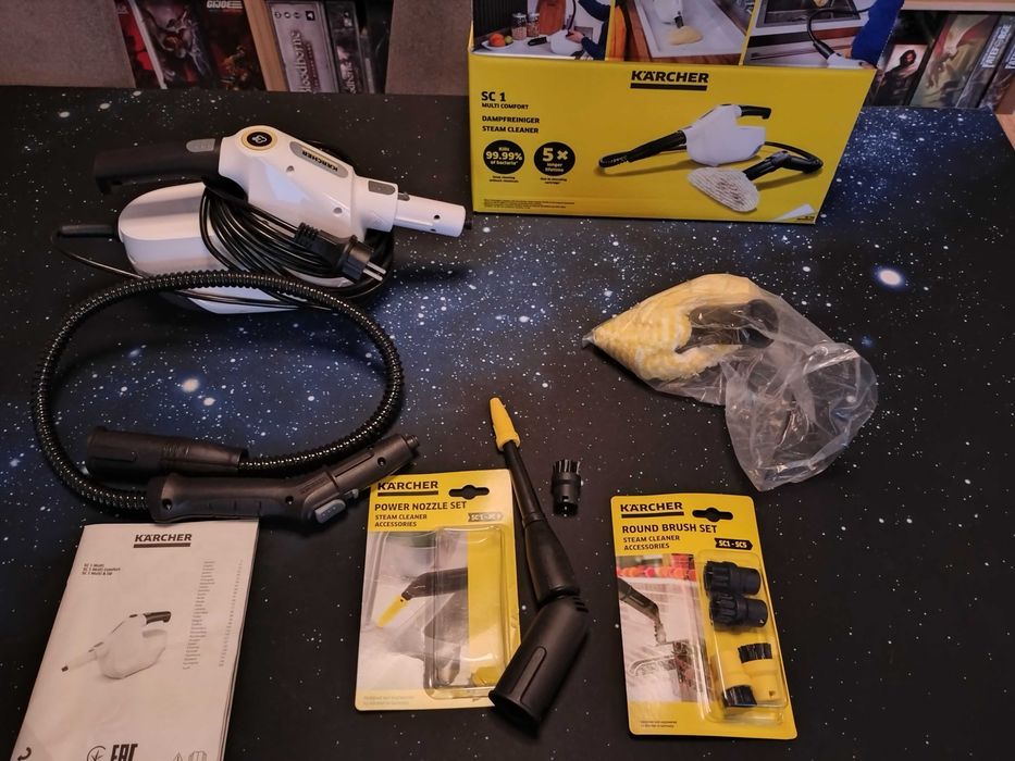 Czyścik parowy KARCHER SC 1 + akcesoria (+GWARANCJA)