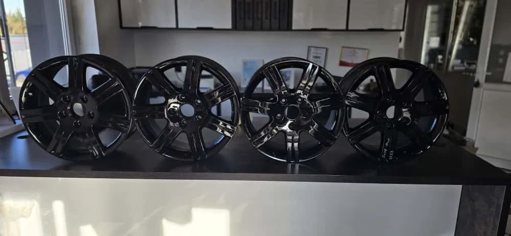 AUDI A6 C7 - ALUFELGI PO PEŁNEJ RENOWACJI 18" 7,5JX18H2 ET53 NOWE - CZARNE / PERFEKCYJNE !!
