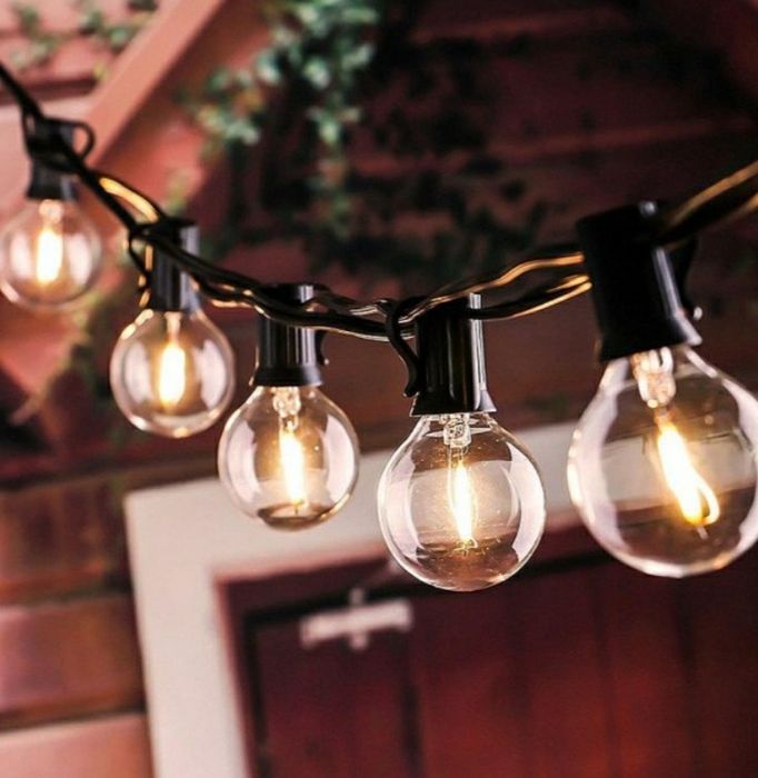 Светодиодный светильник-гирлянда на солнечной батарее 30 ламп