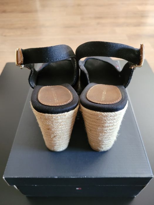 Czarne espadryle Tommy Hilfiger roz. 41