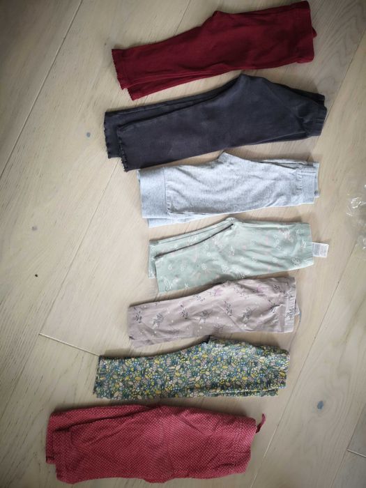 Leginsy spodenki dzieci 80