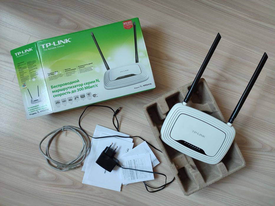 Маршрутизатор TP-Link TL-WR841N (швидкість Wi-Fi до 300 Мбіт/с)