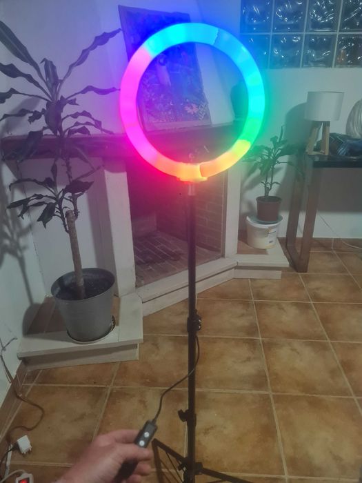 Ring light com tripé novo