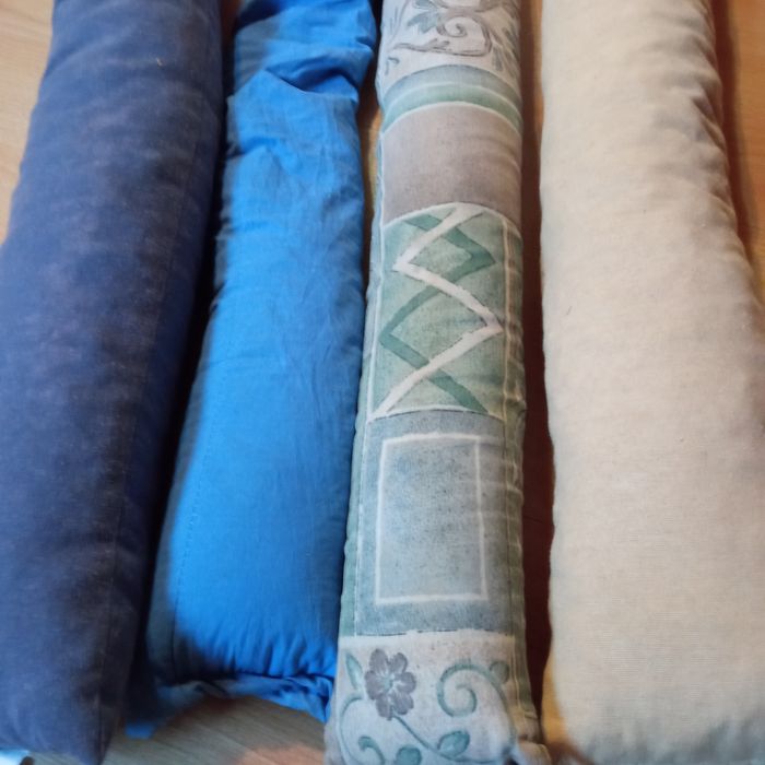 "Rolos" para portas em tecido