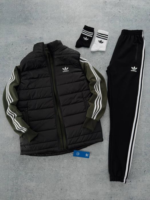 Чоловічий спортивний костюм адідас набір Adidas [3в1] [XS-3XL]
