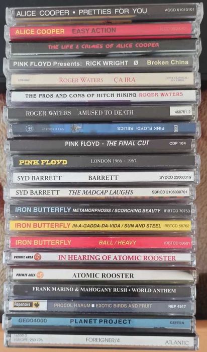 Продам CD диски Alice Cooper,Pink Floyd,Iron Butterfly
..