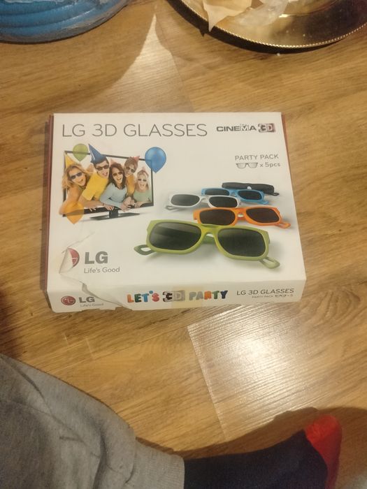 Okulary 3D z LG do telewizora