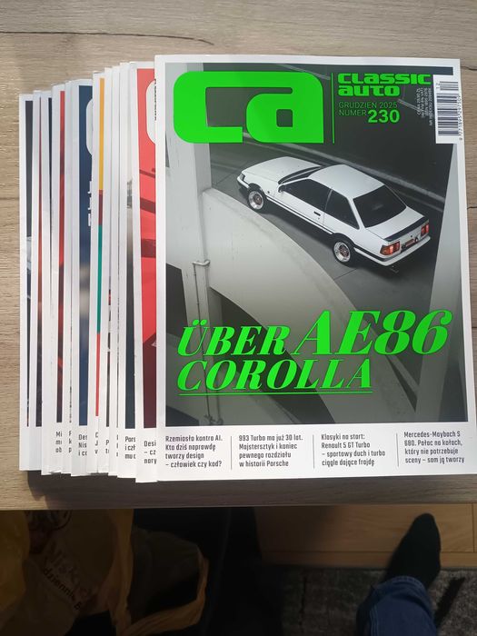 Miesięcznik Classik Auto cały rocznik 2025 komplet 12 sztuk