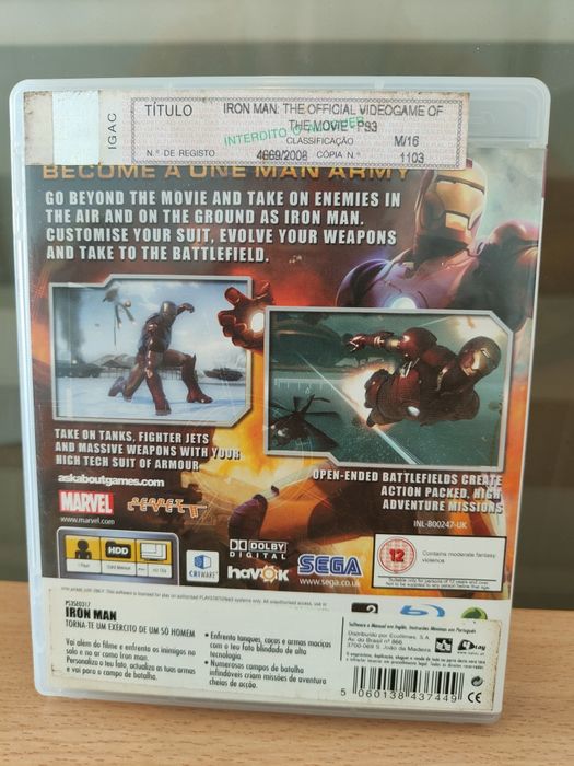 Iron Man - Jogo PS3