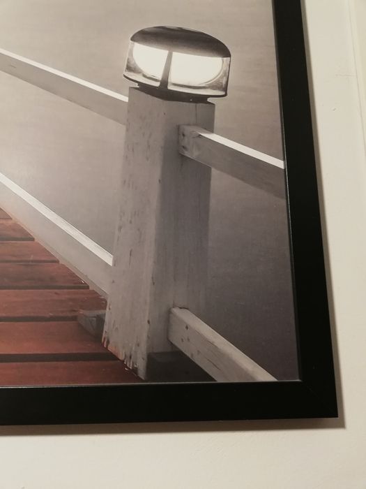 Duży nowoczesny obraz 175x45 molo most