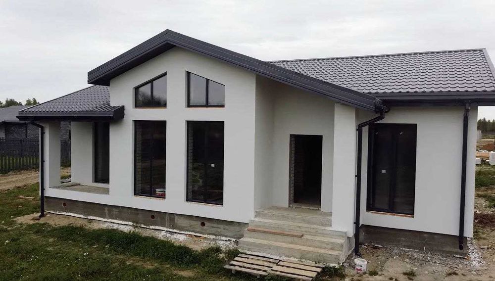 Кладка газоблок, шлакоблок, кирпич, строительные работы, стены, стяжка