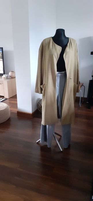 narzuta Zara XL len wiskoza