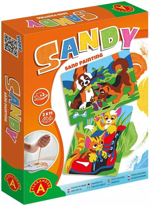 Sandy. Piaskowe Malowanki. Kotki, Pieski. Alexander. Nowy Produkt