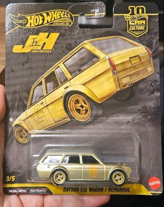 Hot wheels chase premium datsun 510 bluebird wagon remorque nie nissan